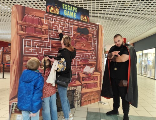 Carrefour Lens II attire les foules avec un Escape Game géant spécial Halloween