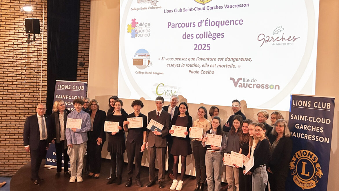 Finale inter collèges de la ville de Garches Concours d'éloquence