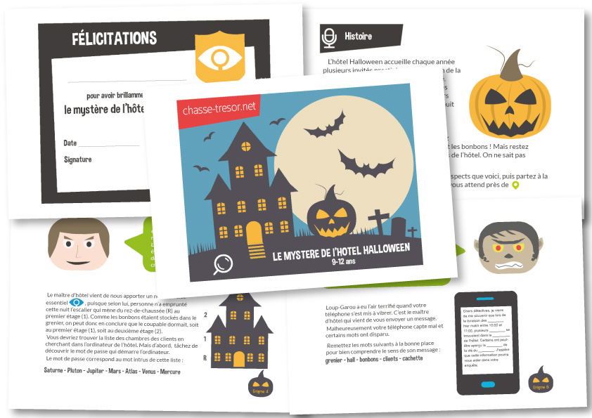 Enigme d’Halloween Enigme d'Halloween pour enfants.